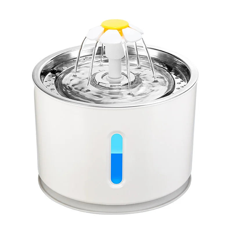 🐾 Pawlio drinkfontein voor katten – 3,2L roestvrij staal, USB, stil & slim met waterniveauvenster