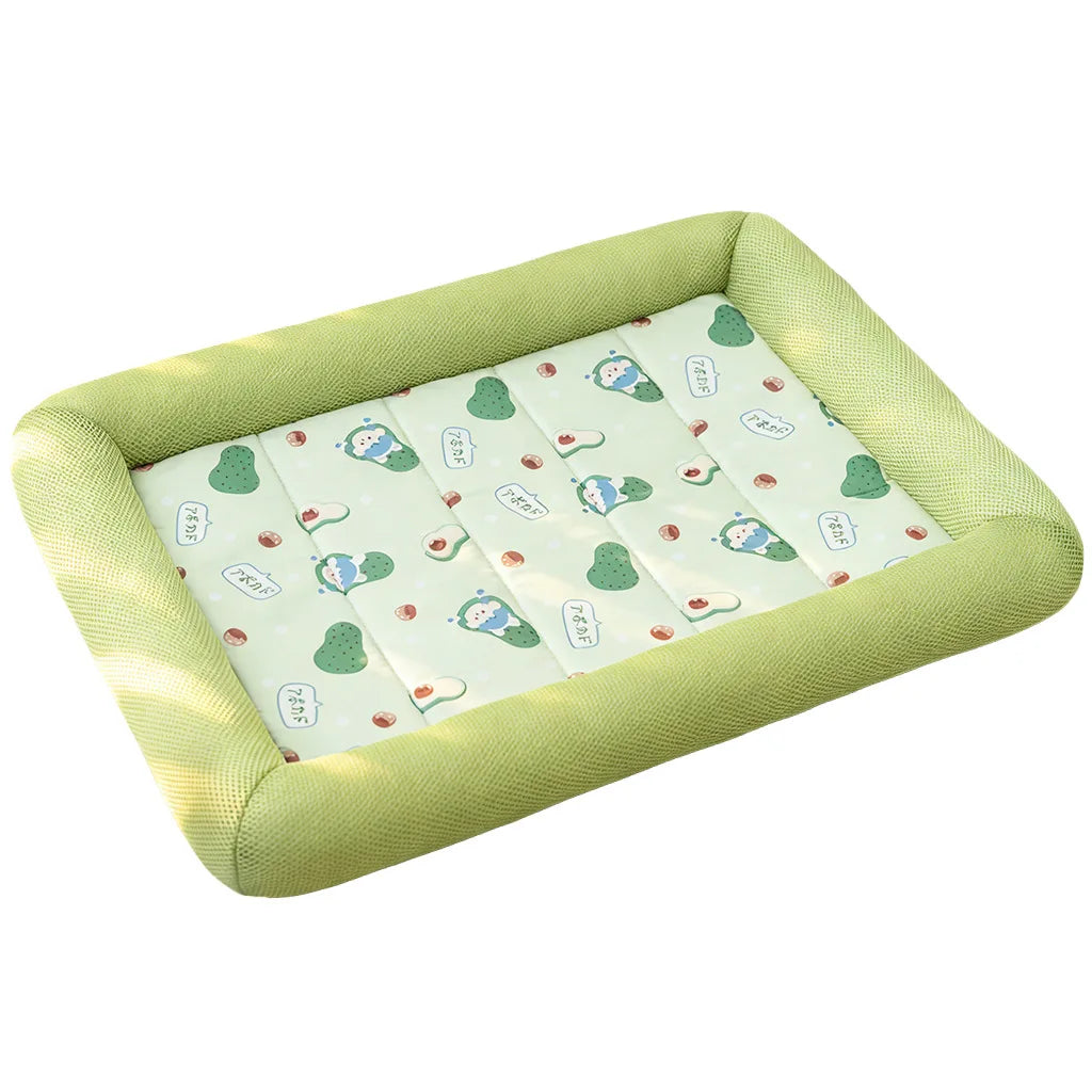Pawlio zomer koelbed voor honden en katten – Ademend mesh bed met verhoogde rand