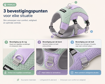 Pawlio verkoelend hondentuig voor de zomer