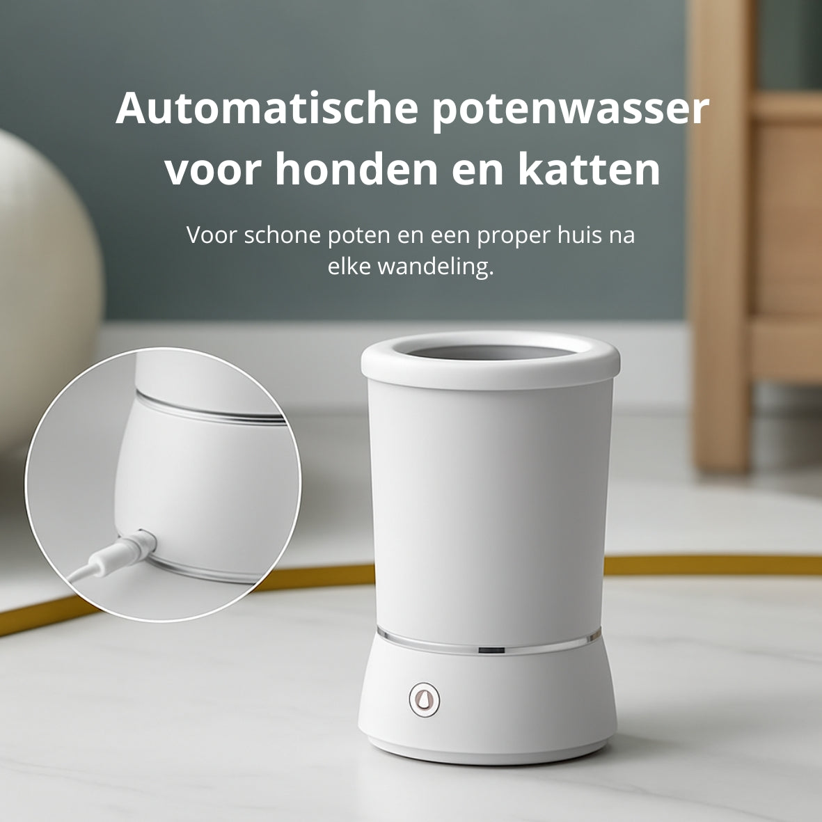 🐾 Automatische potenwasser voor honden en katten
