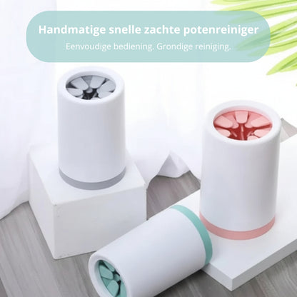 🐾 Handmatige hondenpootreiniger – snelle en zachte pootreiniger voor honden en katten