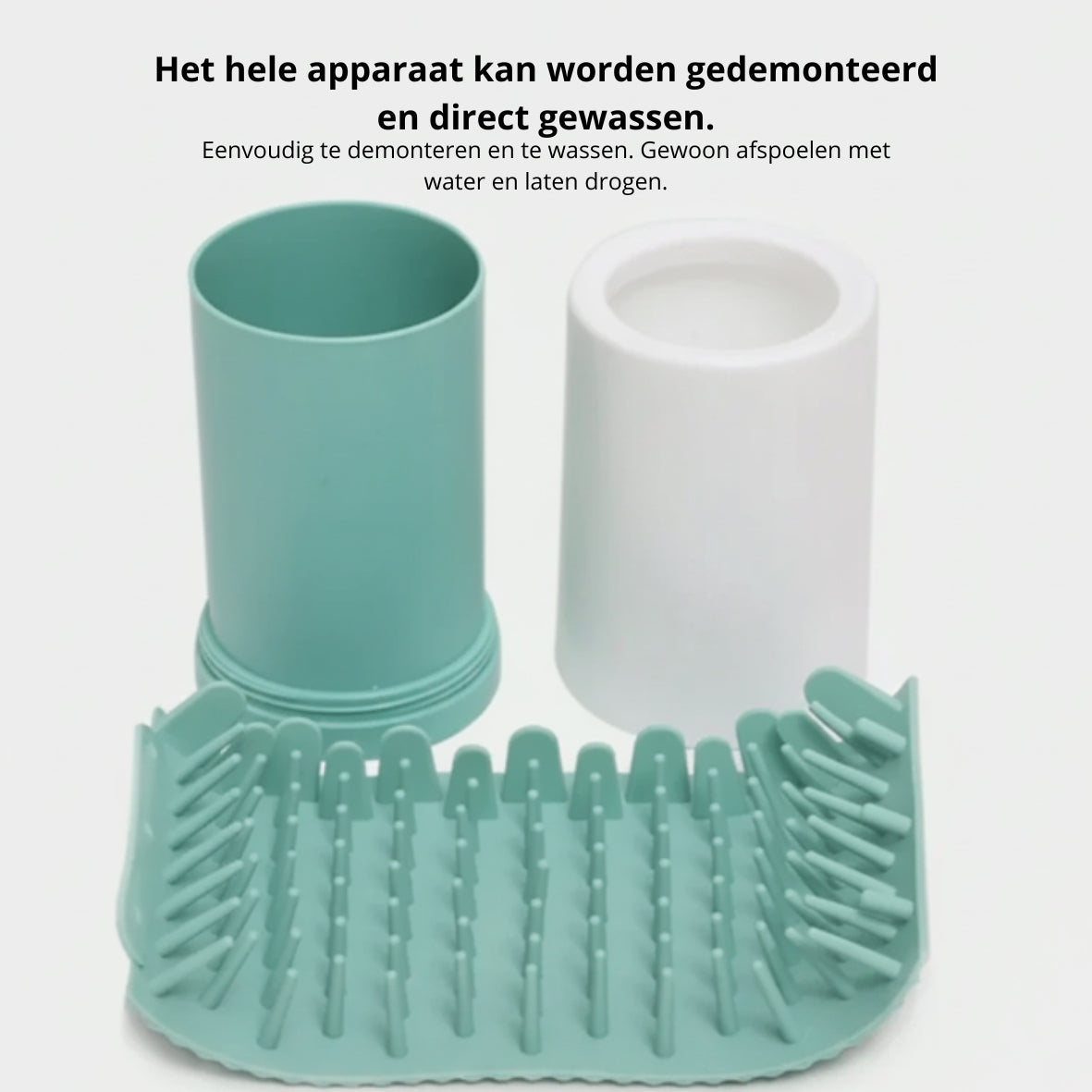🐾 Handmatige hondenpootreiniger – snelle en zachte pootreiniger voor honden en katten