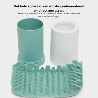 🐾 Handmatige hondenpootreiniger – snelle en zachte pootreiniger voor honden en katten