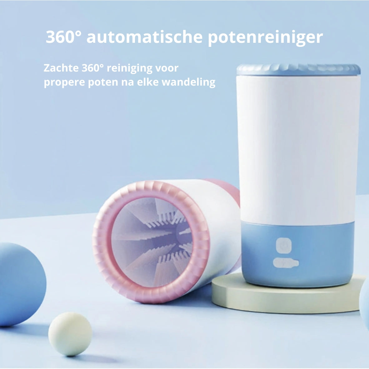 🐾 360° hondenpootreiniger – beste automatische pootreiniger voor honden en katten