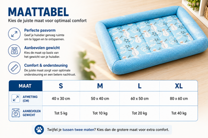 Pawlio zomer koelbed voor honden en katten – Ademend mesh bed met verhoogde rand