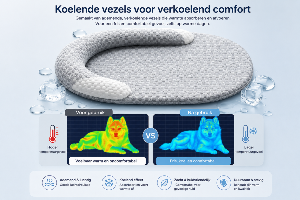 Pawlio ovaal verkoelend bed