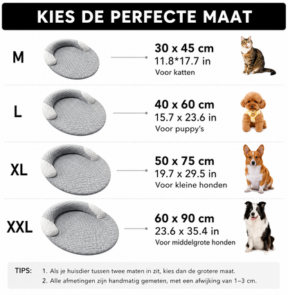 Pawlio ovaal verkoelend bed