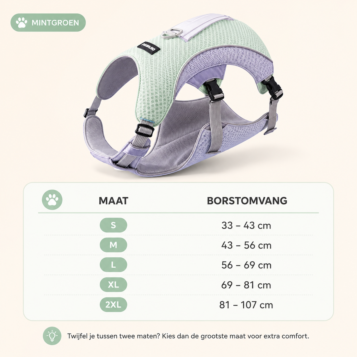Pawlio verkoelend hondentuig voor de zomer