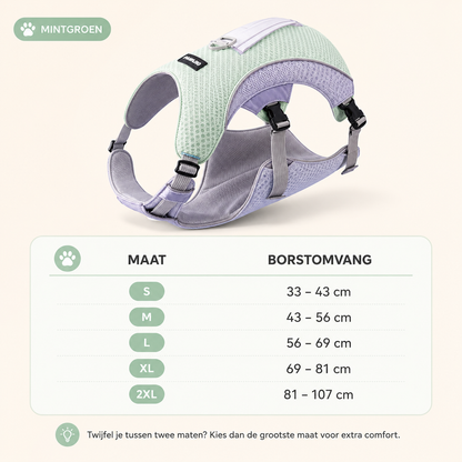 Pawlio verkoelend hondentuig voor de zomer