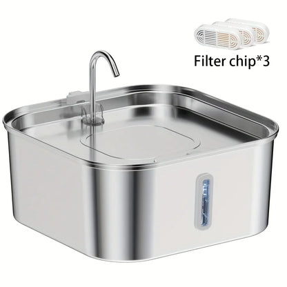Pawlio FlowFountain™ – Premium RVS Drinkfontein 7L voor Katten & Honden