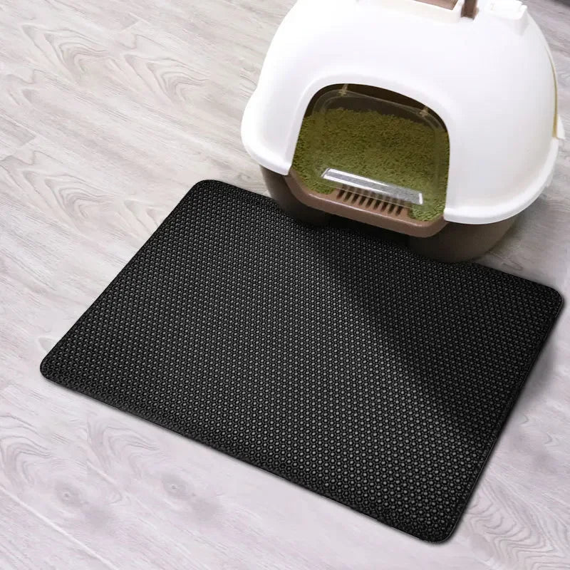 Pawlio kattenbakmat – Dubbellaags, waterdicht & antislip