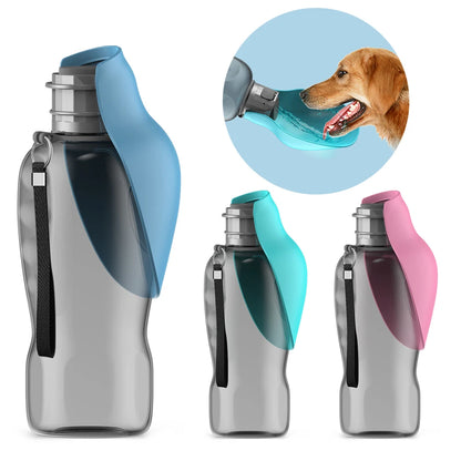 🐾 Draagbare drinkfles voor honden 800 ml – grote reiswaterfles voor onderweg