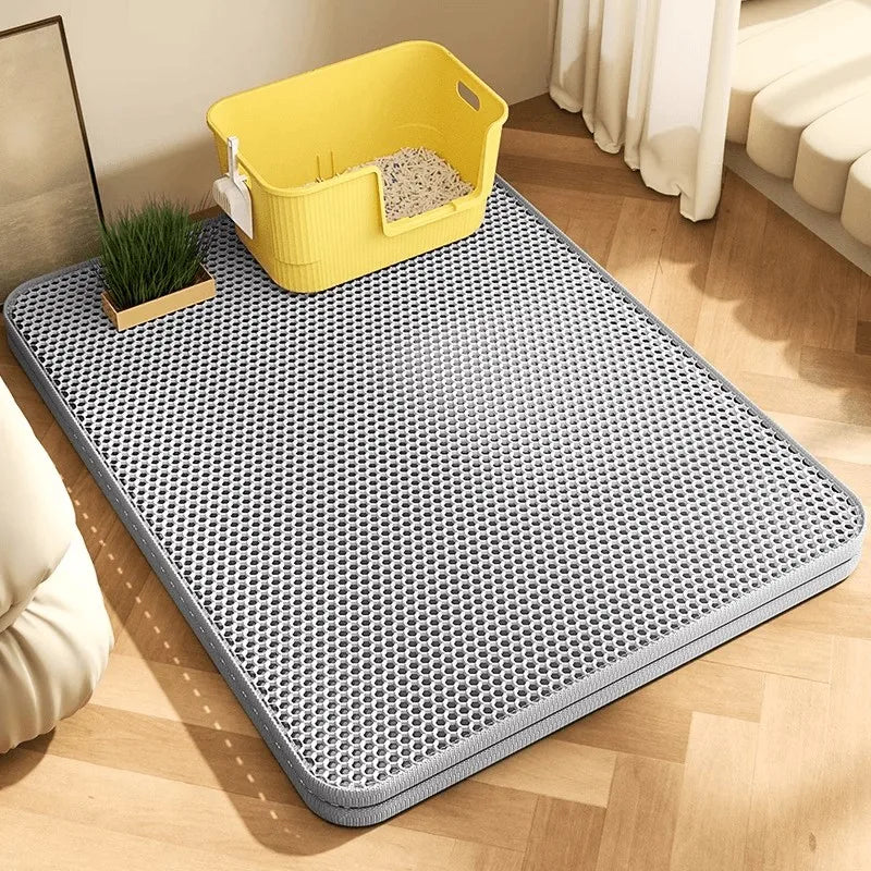 Pawlio kattenbakmat XL – Heavy duty EVA, waterdicht & zandstopper