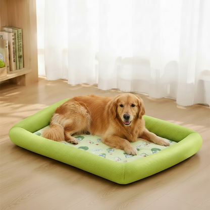 Pawlio zomer koelbed voor honden en katten – Ademend mesh bed met verhoogde rand