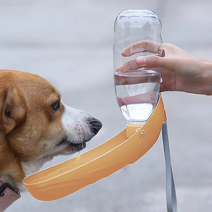 🐾 Draagbare waterfles voor honden – opvouwbare drinkfles voor wandelen en reizen