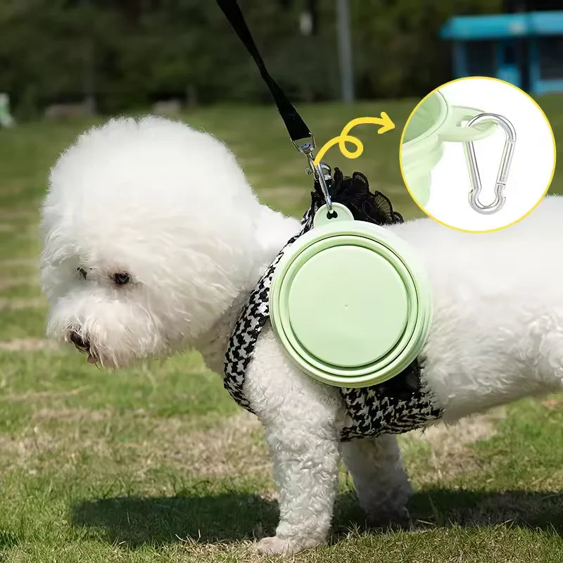 Pawlio opvouwbare reisbak voor honden & katten – Siliconen voer- en waterbak voor onderweg