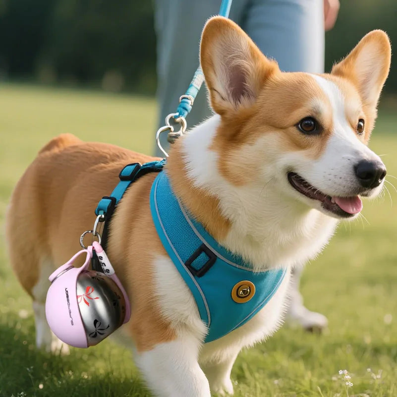 🐾 2-in-1 draagbare drinkfles voor honden – lekvrije reiswaterfles met drinkbak