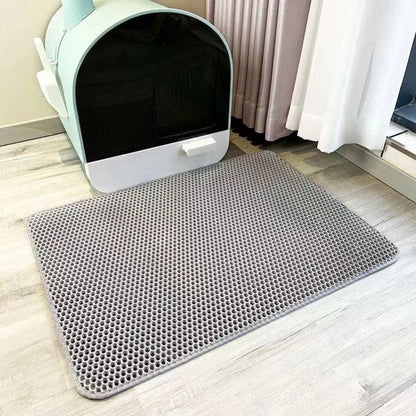 Pawlio kattenbakmat XL – Heavy duty EVA, waterdicht & zandstopper