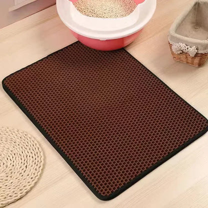 Pawlio kattenbakmat – Dubbellaags, waterdicht & antislip