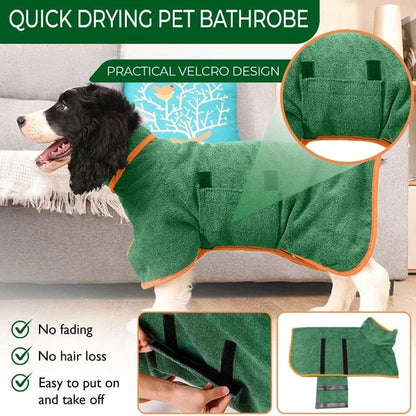 Pawlio hondenbadjas – Absorberende microvezel droogjas voor honden & katten