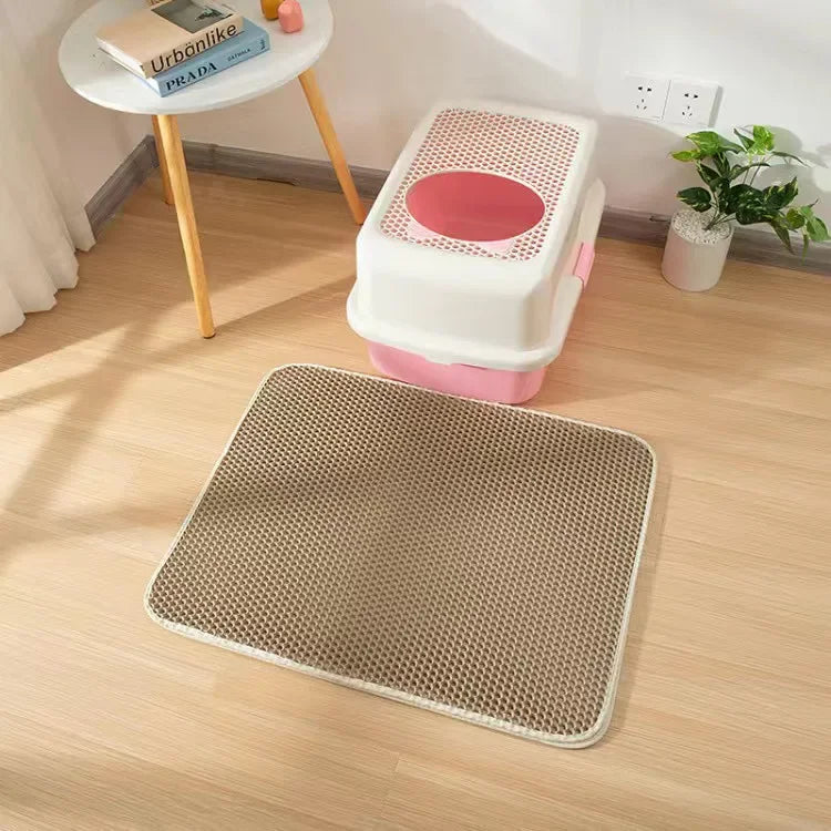 Pawlio kattenbakmat – Dubbellaags, waterdicht & antislip