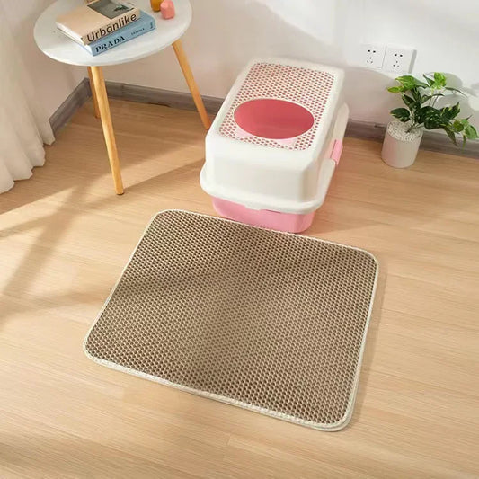 Pawlio kattenbakmat – Dubbellaags, waterdicht & antislip