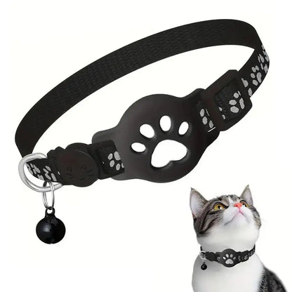 🐾 GPS-halsband voor katten – realtime tracker met reflecterende en waterdichte anti-verlies functie