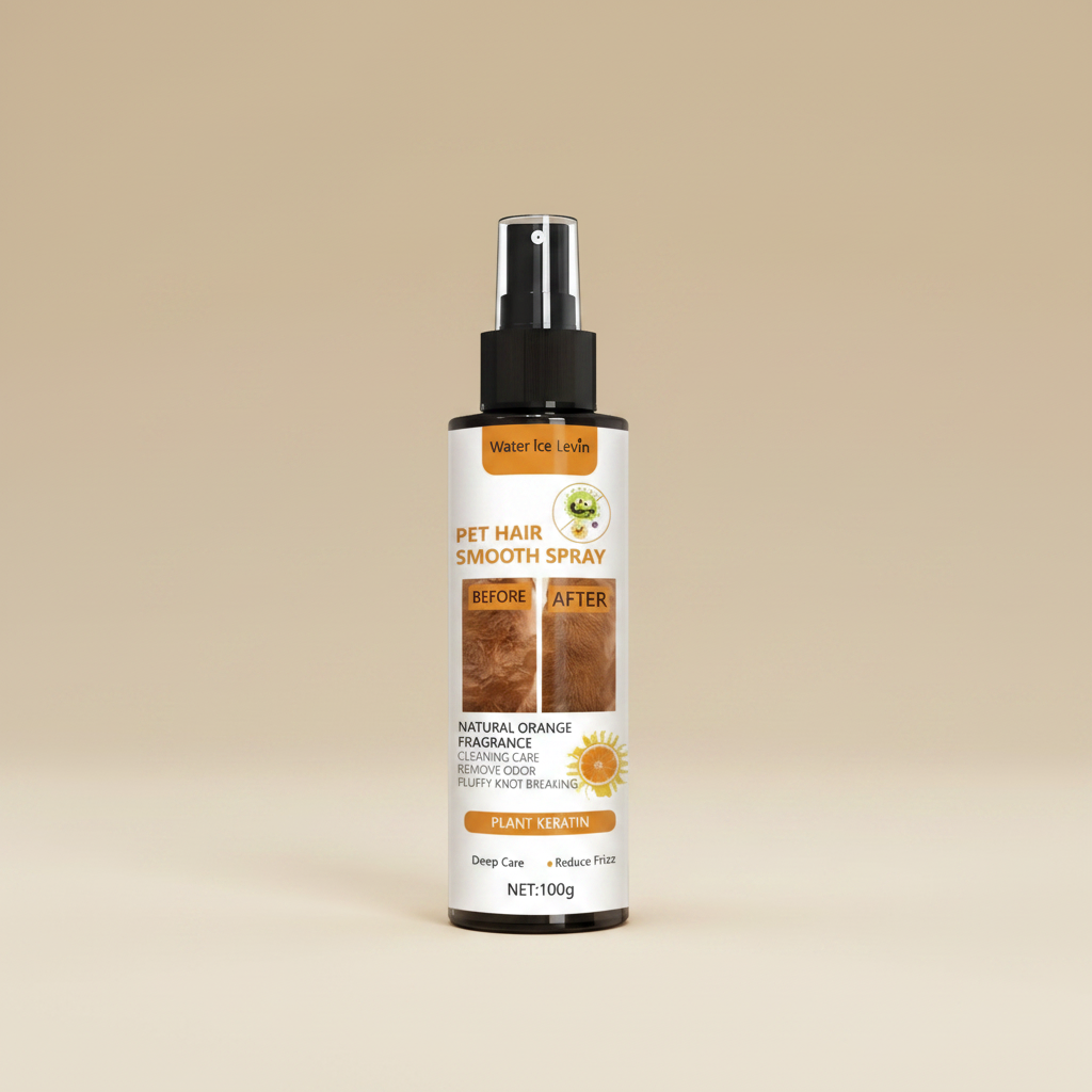 🐾 Hydraterende verzorgingsspray voor honden en katten – zachte en glanzende vacht