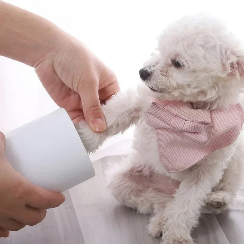 🐾 Handmatige hondenpootreiniger – snelle en zachte pootreiniger voor honden en katten