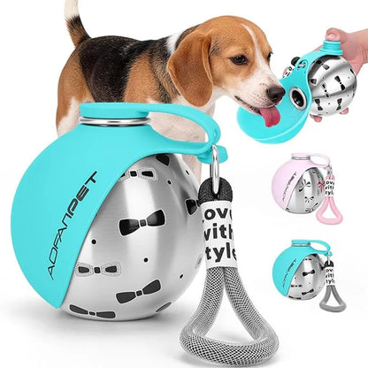 2-in-1 lekvrije drinkfles met drinkbak voor honden 🐾
