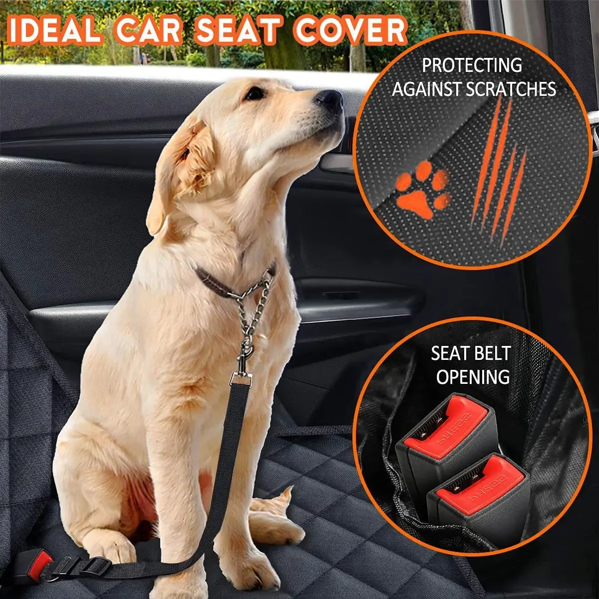 Pawlio autohangmat voor honden – Waterdicht, vuilafstotend & universeel passend