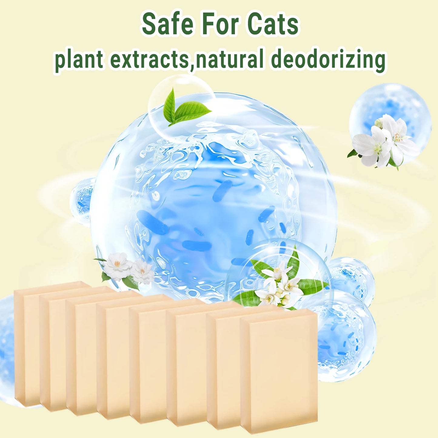 Pawlio deodorant navulling – Compatibel met PETKIT, Meowant & UBPET SC01/SC02
