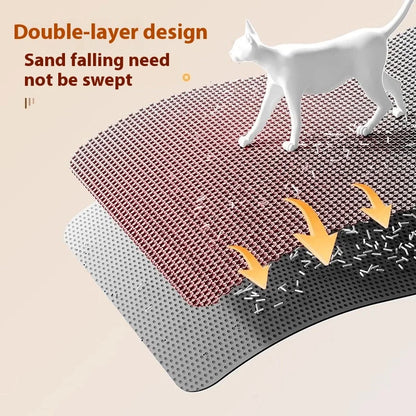 Pawlio kattenbakmat XL – Heavy duty EVA, waterdicht & zandstopper