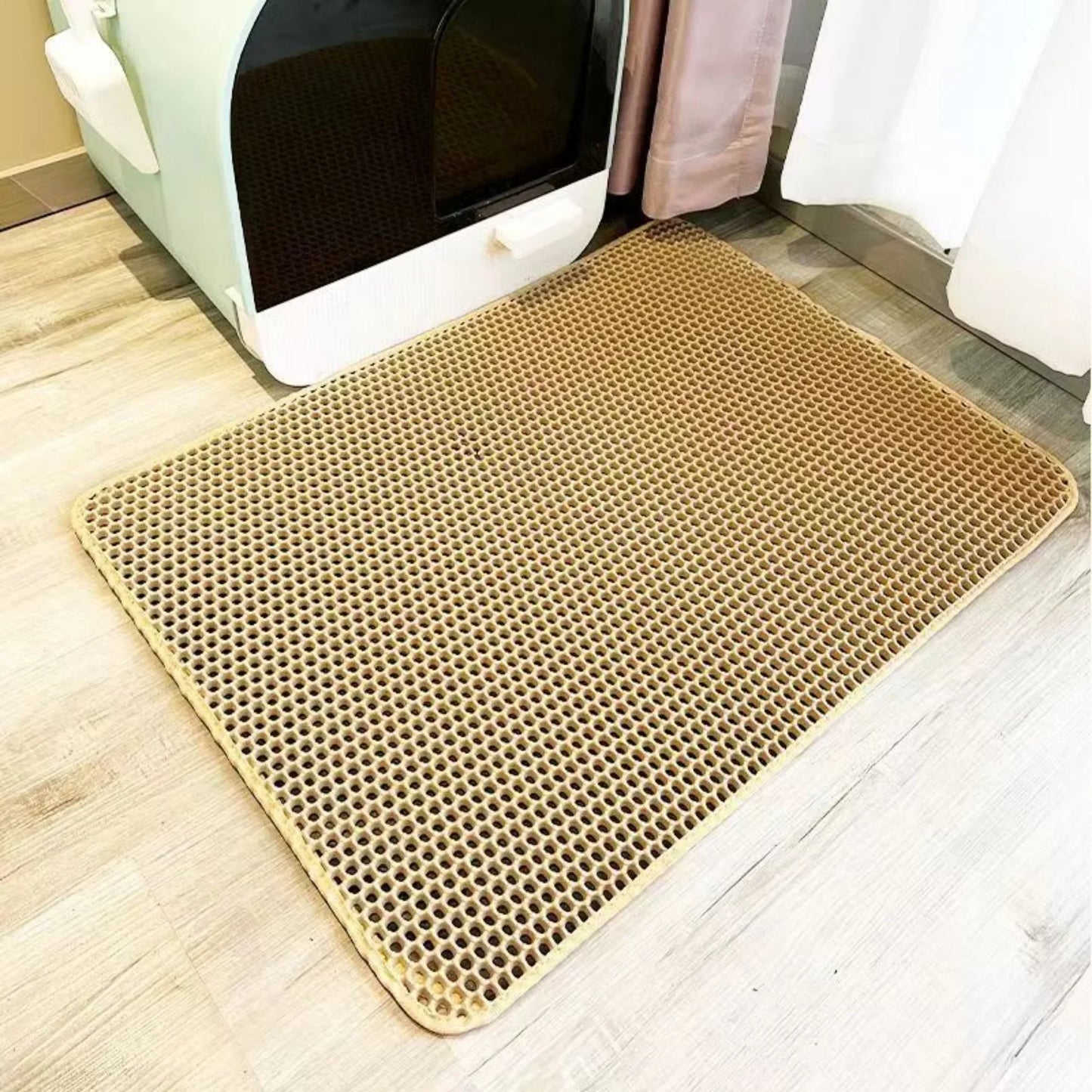 Pawlio kattenbakmat XL – Heavy duty EVA, waterdicht & zandstopper
