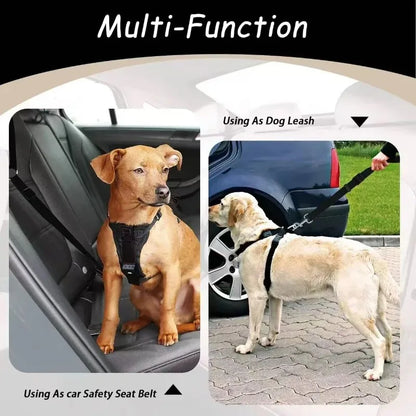 Pawlio autogordel voor honden & katten – Verstelbare nylon veiligheidsgordel