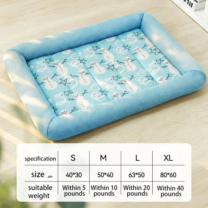Pawlio zomer koelbed voor honden en katten – Ademend mesh bed met verhoogde rand