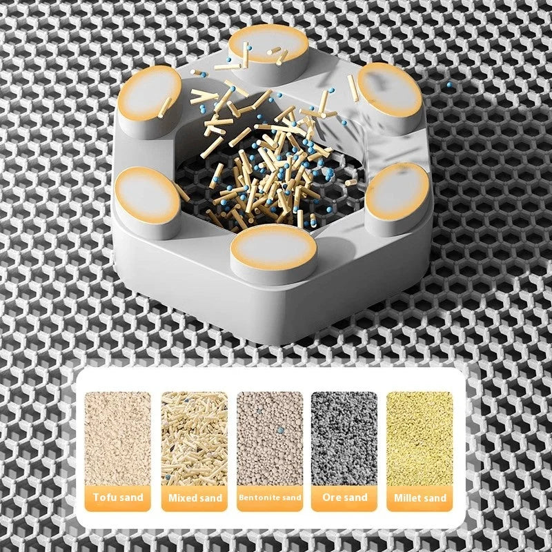 Pawlio kattenbakmat XL – Heavy duty EVA, waterdicht & zandstopper