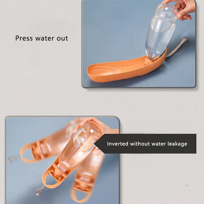 🐾 Draagbare waterfles voor honden – opvouwbare drinkfles voor wandelen en reizen