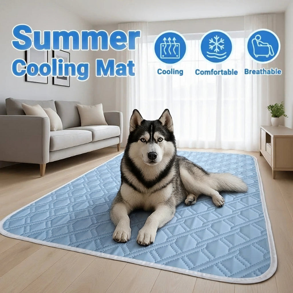 Pawlio zomerse koelmat voor honden en katten – Koele vezelstof