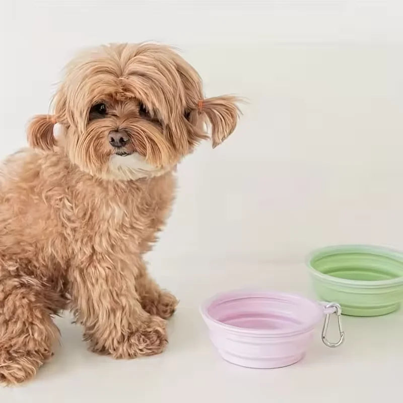 Pawlio opvouwbare reisbak voor honden & katten – Siliconen voer- en waterbak voor onderweg
