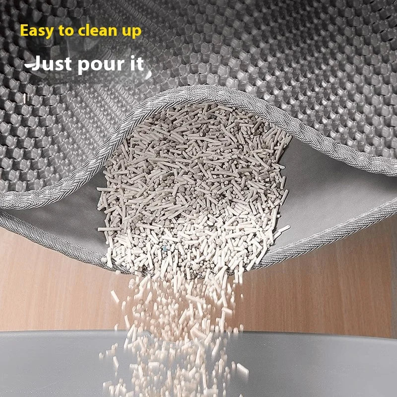 Pawlio kattenbakmat XL – Heavy duty EVA, waterdicht & zandstopper