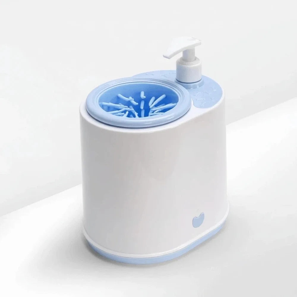🐾 2-in-1 hondenpootreiniger met zeepdispenser – beste elektrische pootreiniger voor honden en katten