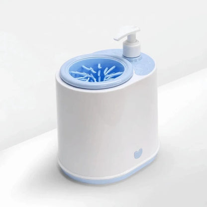 🐾 2-in-1 hondenpootreiniger met zeepdispenser – beste elektrische pootreiniger voor honden en katten