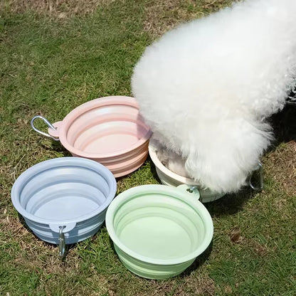 Pawlio opvouwbare reisbak voor honden & katten – Siliconen voer- en waterbak voor onderweg