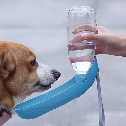🐾 Draagbare waterfles voor honden – opvouwbare drinkfles voor wandelen en reizen