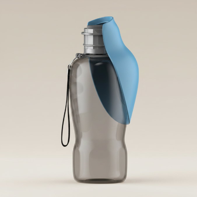 🐾 Pawlio travel set – Drinkfles & GPS-tracker