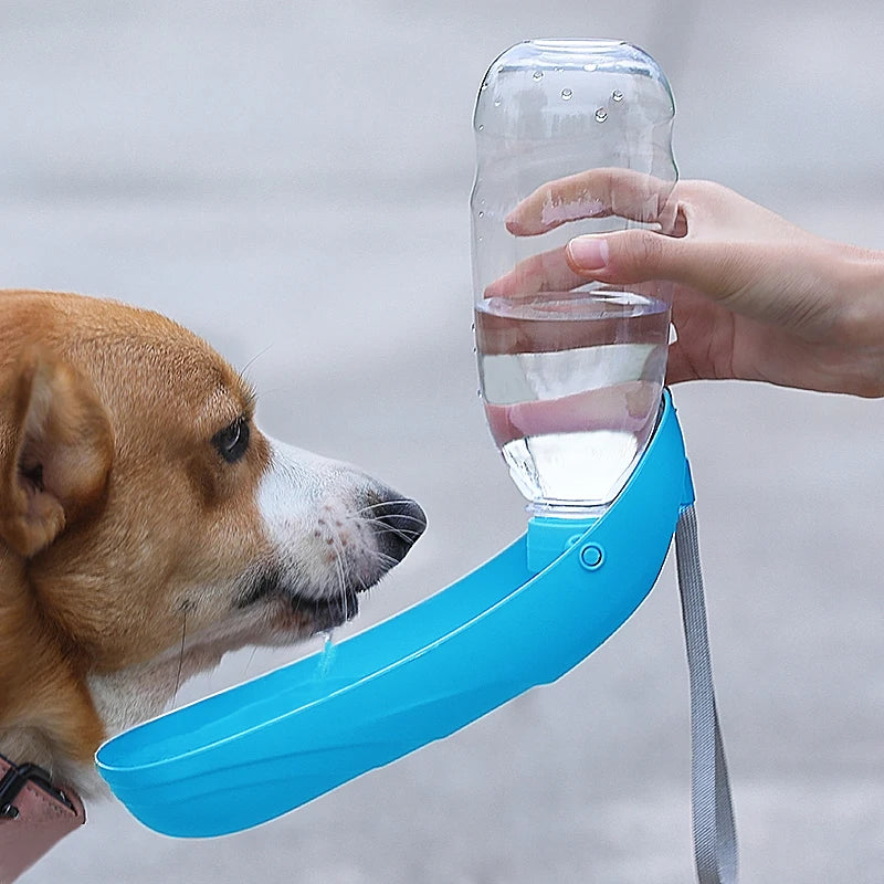 🐾 Draagbare waterfles voor honden – opvouwbare drinkfles voor wandelen en reizen