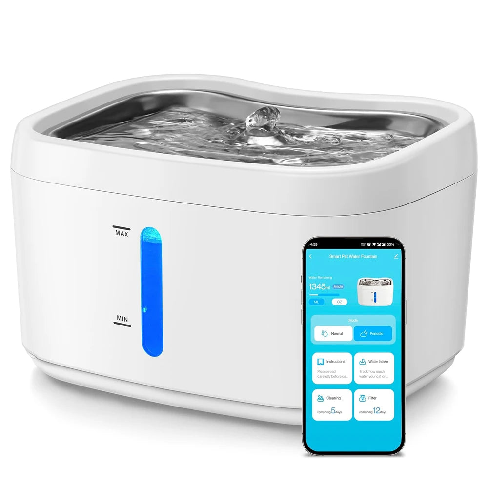 🐾 Pawlio smart waterdispenser – App-gestuurd drinkfontein voor katten & honden