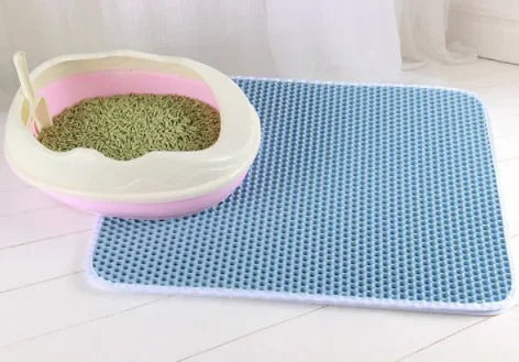 Pawlio kattenbakmat – Dubbellaags, waterdicht & antislip