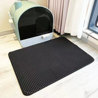 Pawlio kattenbakmat XL – Heavy duty EVA, waterdicht & zandstopper